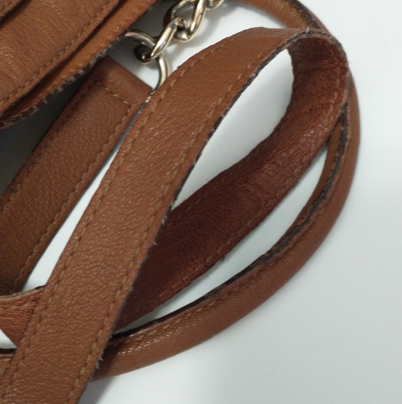 Michael Kors Brown Leather Hamilton Large Tote Bag - Picture 12 of 15